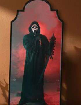 跨境新品Ghost Hologram Mirror 幽灵全息镜新奇尖叫鬼镜万圣节