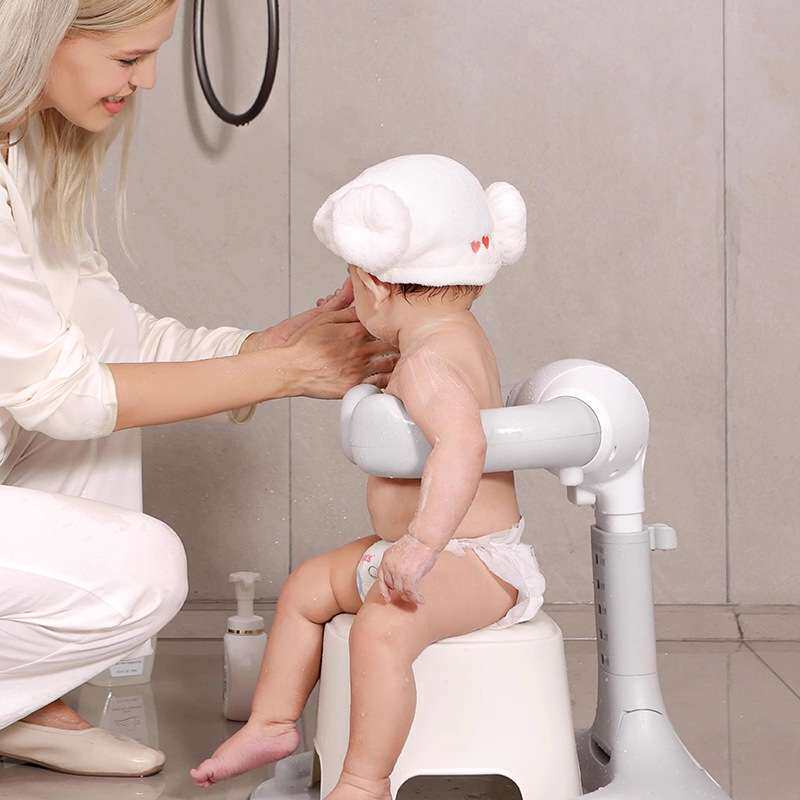 beeshum贝斯哈姆 宝宝站立洗澡器儿童洗澡可折叠 洗头便携