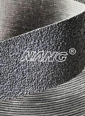 刺皮厚2.5mm糙面带 大花纹灰色糙面皮织布机配件