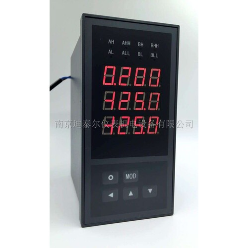 XSD3三通道智能仪表,功能型多种尺寸,可选通讯,变送,报警,打印