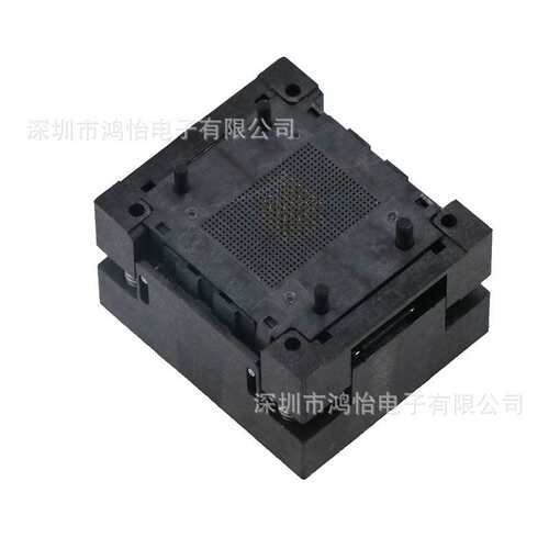 BGA24-1.0(6*8)下压测试座老化座 HMILU测试座烧录座老化板夹具