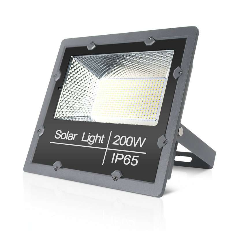 50W~500W太阳能LED投光灯户外防水庭院灯吊灯农村室外太阳能路灯