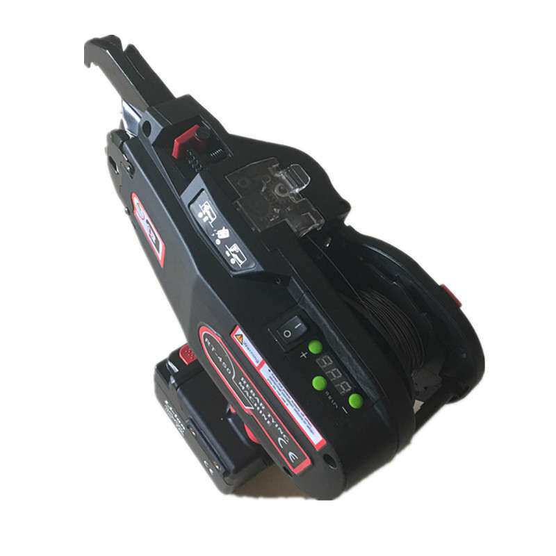 九威锂电18.5V屏幕显示钢筋捆扎机一台配送有2块电池 4卷铁丝