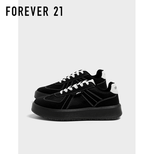 赛车鞋 F21黑色德训鞋 厚底内增高复古休闲运动板鞋 新款 男2025秋季