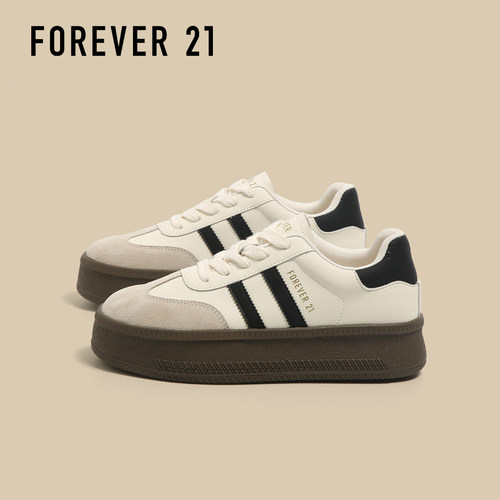 FOREVER21休闲厚底德训女鞋