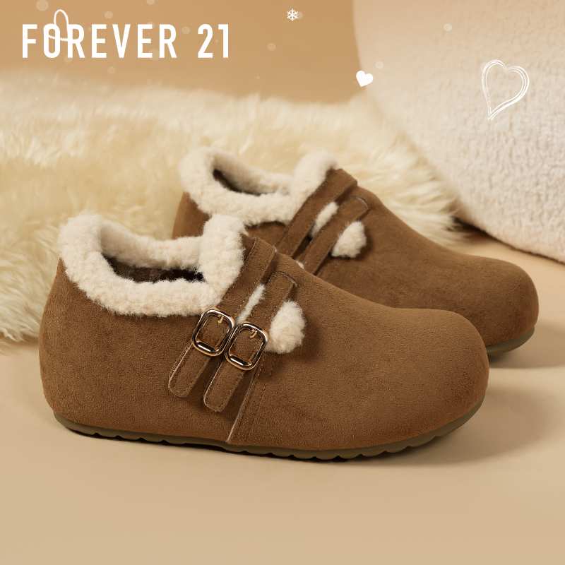 F21内增高加绒加厚勃肯鞋