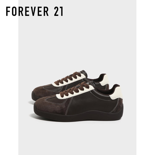 F21真皮芭蕾德训鞋女款2026新款