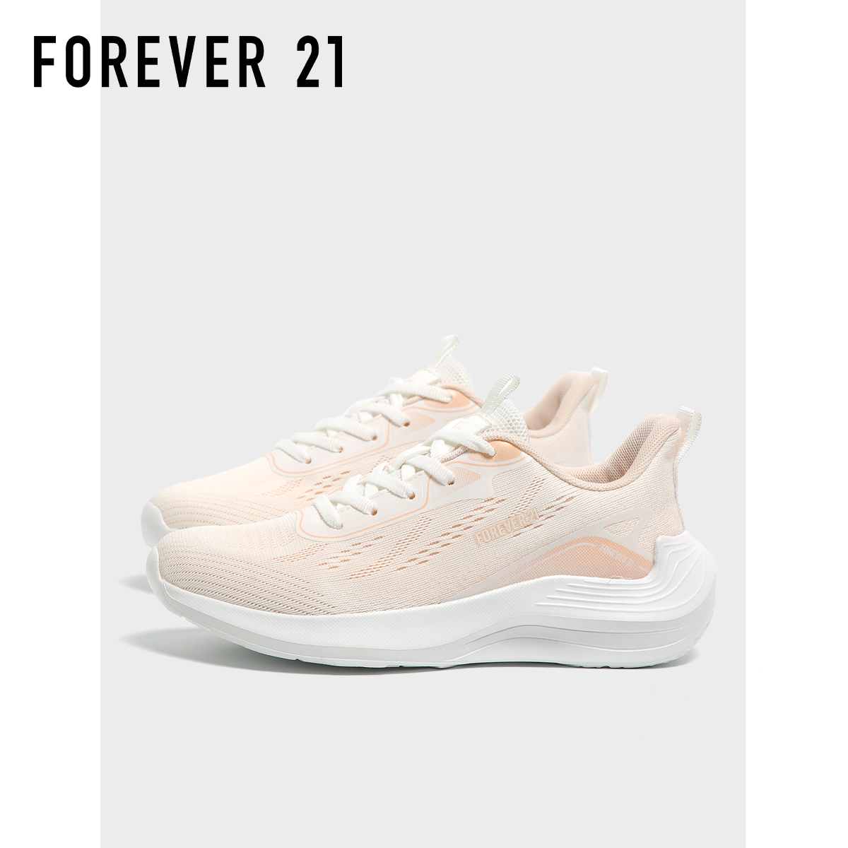 F21飞织鞋女2025新款秋季厚底