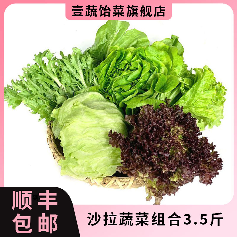 沙拉蔬菜组合3.5斤 球生菜苦其它