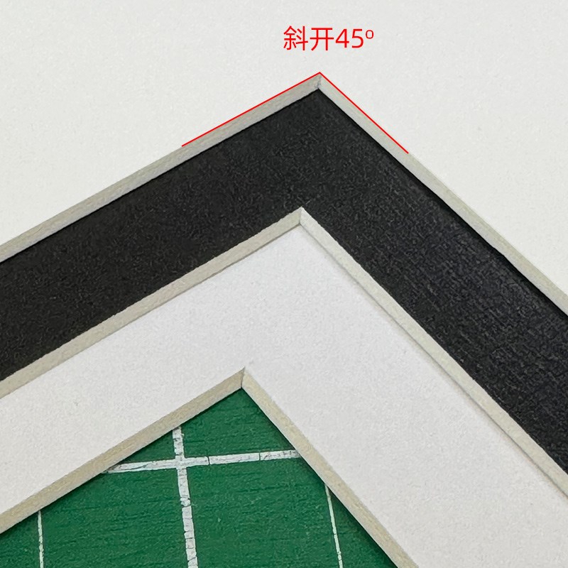 相框画框内衬卡纸装裱67810寸定制8开4开A4A3米白色装裱卡纸