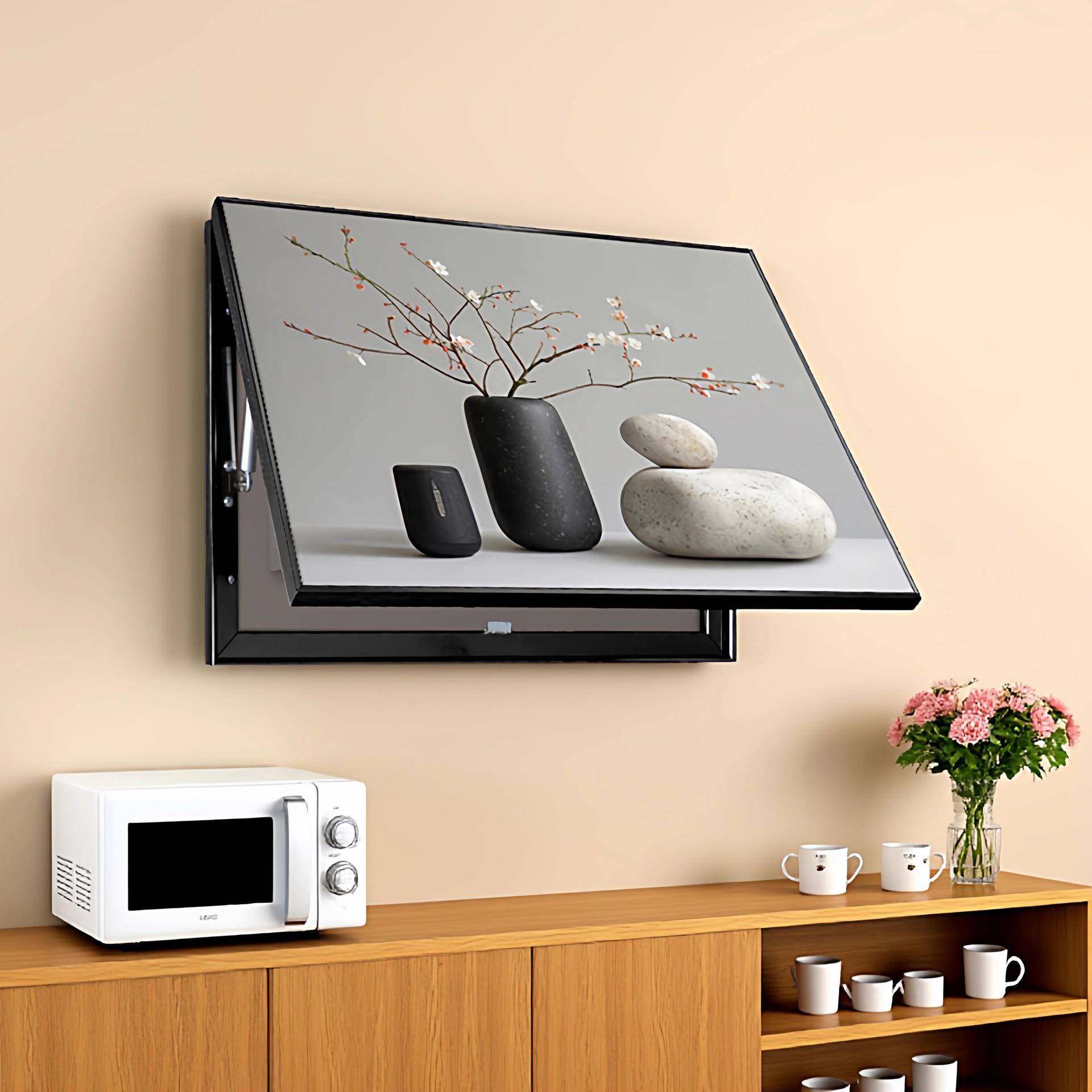 简约平安花瓶电表箱装饰画弱电源总开关遮挡画多媒体盒配电箱挂画