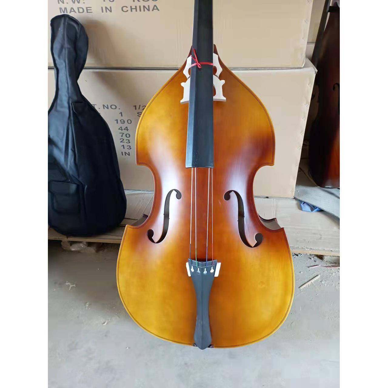 通灵夹板大提琴 贝司 低音大提琴 椴木材质贝司 厂家