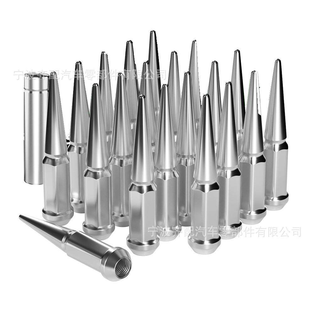 1/2-20六角尖头螺母轮胎螺母轮毂螺母汽车通用配件轮胎改装LugNut