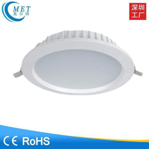 全铝led筒灯嵌入式高光效大功率店铺商用筒灯14w20w24w30w