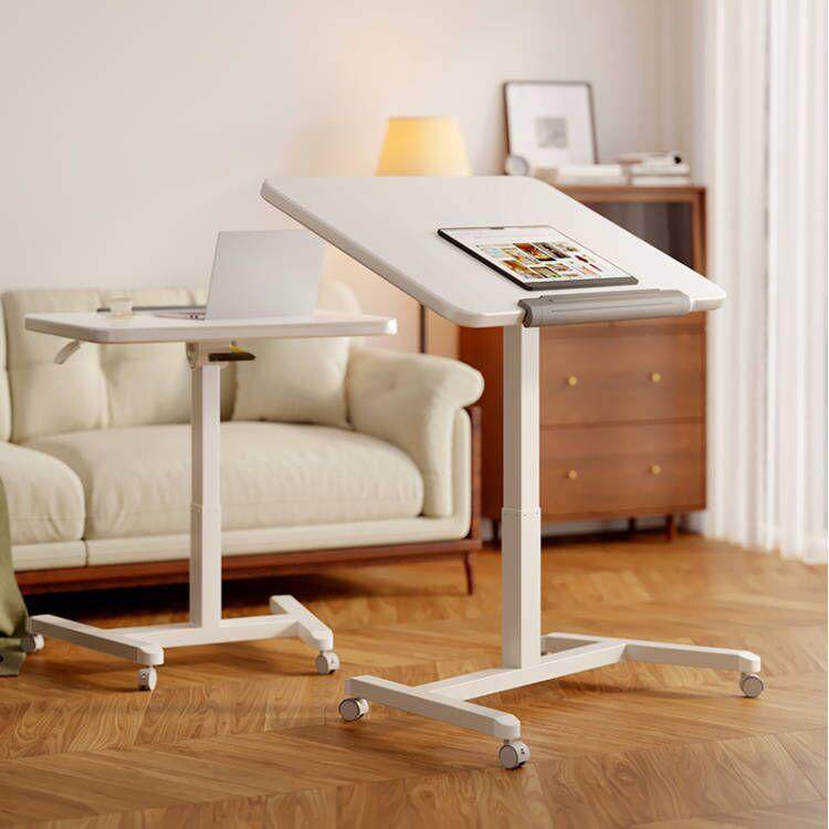 升降电脑桌可移动家用学习办公桌子多功能折叠小书桌站立式工作台