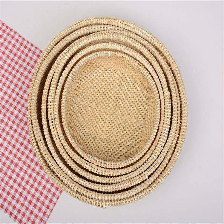 越南厂家 六件套精编筐圆形簸箕竹编干果水果收纳筐食物竹制,电子元器件市场,其它元器件,淘宝优惠券,粉丝福利购,淘宝优惠卷