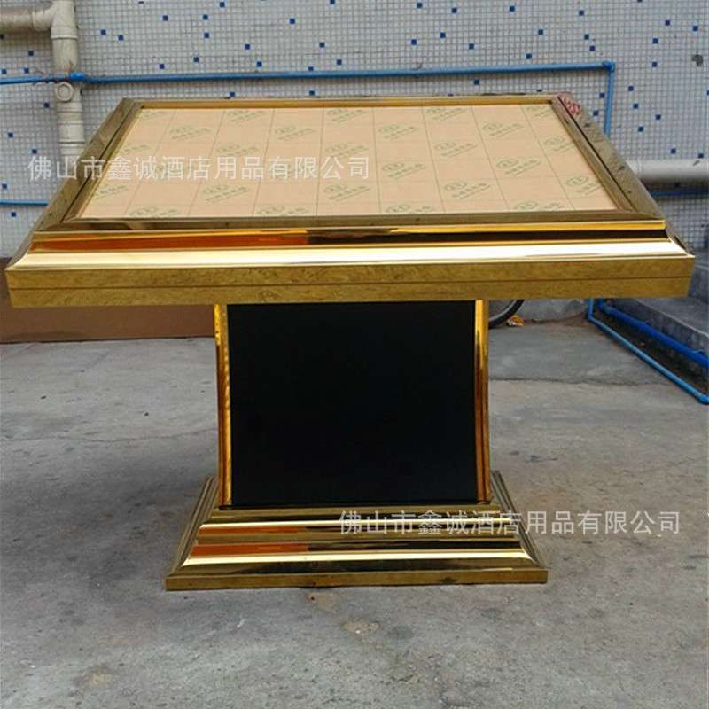 不锈钢钛金座地灯箱大堂卧式导视台指引牌楼层平面展示台索引台