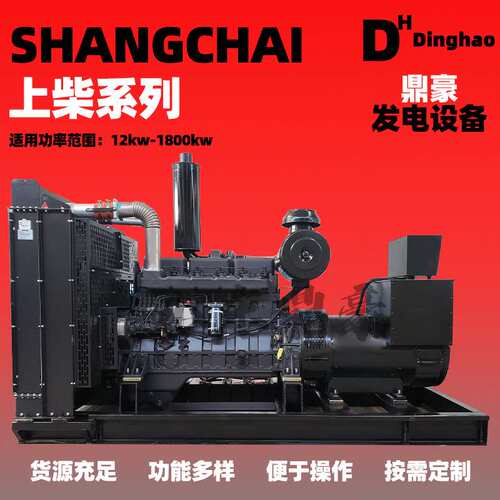 柴油发电机组上柴系列 50 100 200 300 400 500 600kw发电机组厂