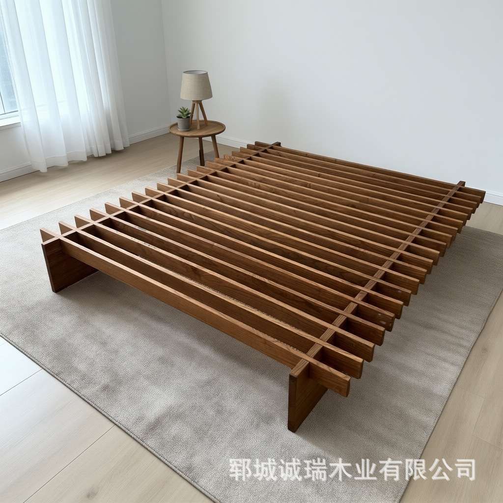 成长型儿童床台床实木男孩女孩卧室榻榻米床老榆木婴儿拼接抽拉床
