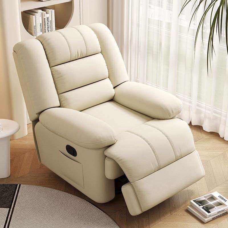 单人头等多功能太空仓客厅休息区电动旋转按摩美甲摇椅懒人沙发椅