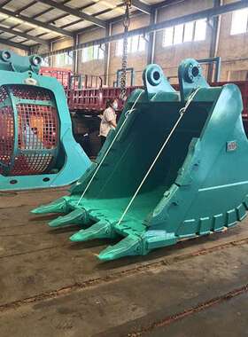 济宁天鸿 SK480 2.0方斗容岩石挖斗  批量制作各种规格型号