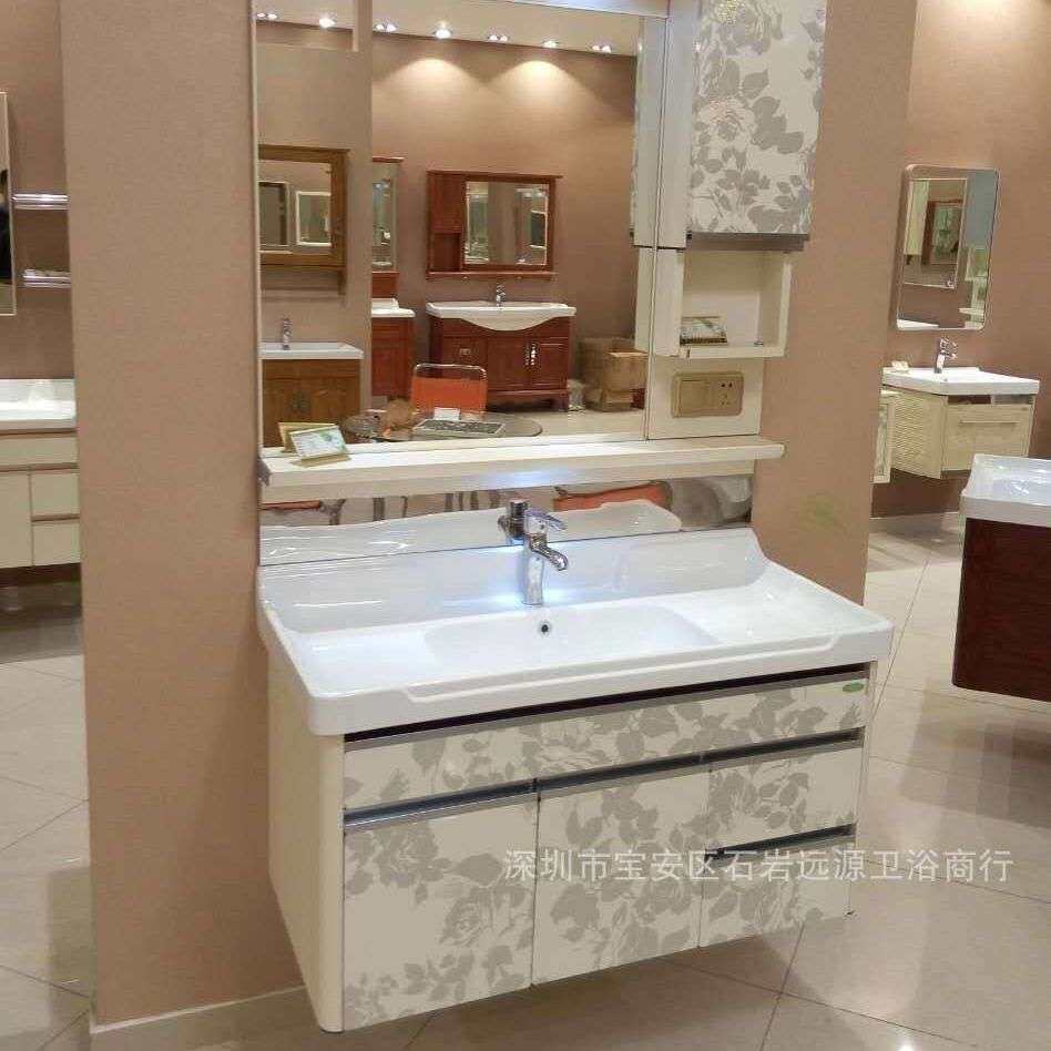 挂墙浴室柜铝合金组合柜陶瓷盆镜柜物架 厂家 出口澳大利亚