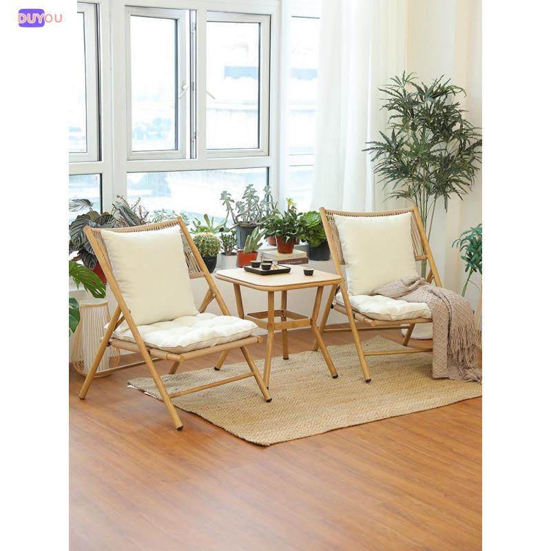 阳台小桌椅文艺椅子北欧休闲新中式折叠躺椅庭院藤椅卧室沙发椅,户外/登山/野营/旅行用品,户外桌椅套装,淘宝优惠券,粉丝福利购,淘宝优惠卷