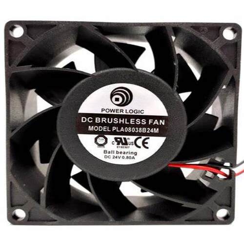 POWER LOGIC PLA08038B24M DC 24V 0.80A 8038 服务器 散热风扇