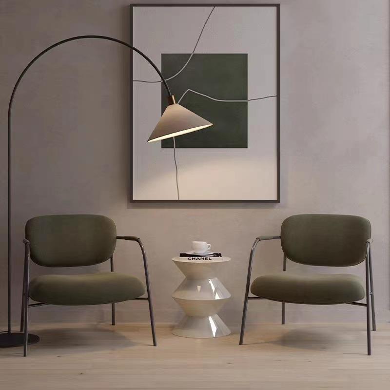 现代轻奢设计师单人沙发椅北欧客厅休闲阳台懒人沙发椅子