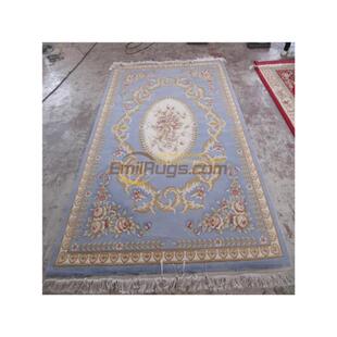 机织仿手工羊毛地毯中国传统几何纹样卧室装饰