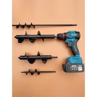 电动地钻打洞挖坑机打桩机农用手推式单人移苗栽种植土地打孔神器