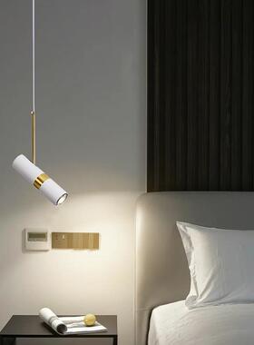 北欧床头吊灯长线卧室网红创意现代简约餐厅轻奢吧台led小射灯