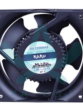 KA1238HA3卡固KAKU AC380V 0.07A 滚珠轴承 金属扇叶 防水风扇