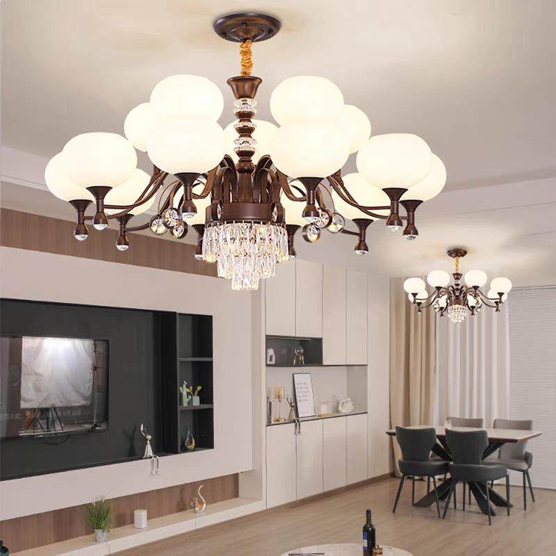 新款吊灯客厅灯现代简约大气主灯北欧轻奢水晶灯饭厅卧室高档灯具,家装灯饰光源,智能吊灯,淘宝优惠券,粉丝福利购,淘宝优惠卷