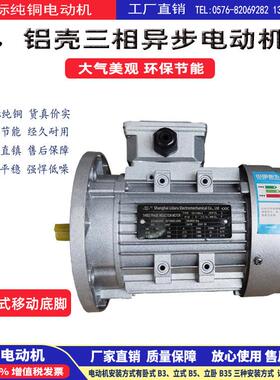 生产铝壳水泵YS电动机380V0.75/1.1/1.5/2.2/3KW全铜抛光机电机Y2