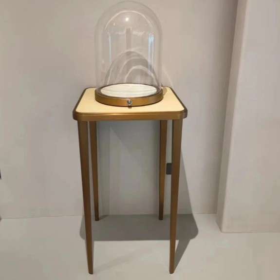 珠宝展示柜带灯黄金首饰展示柜柜台金银饰品不锈钢柜带灯
