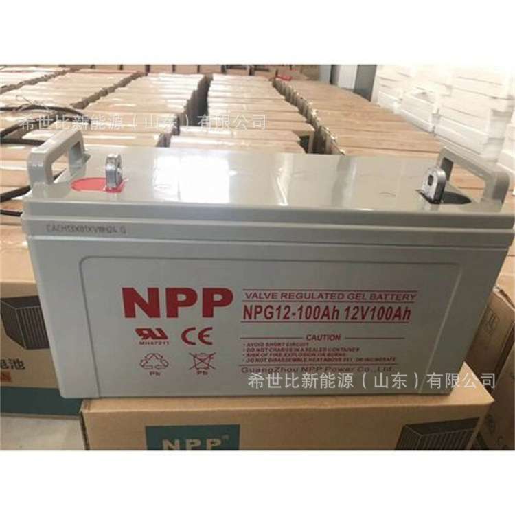 耐普蓄电池NPG12-100AH通讯及电力设备12V100AH弱电机房照明设备