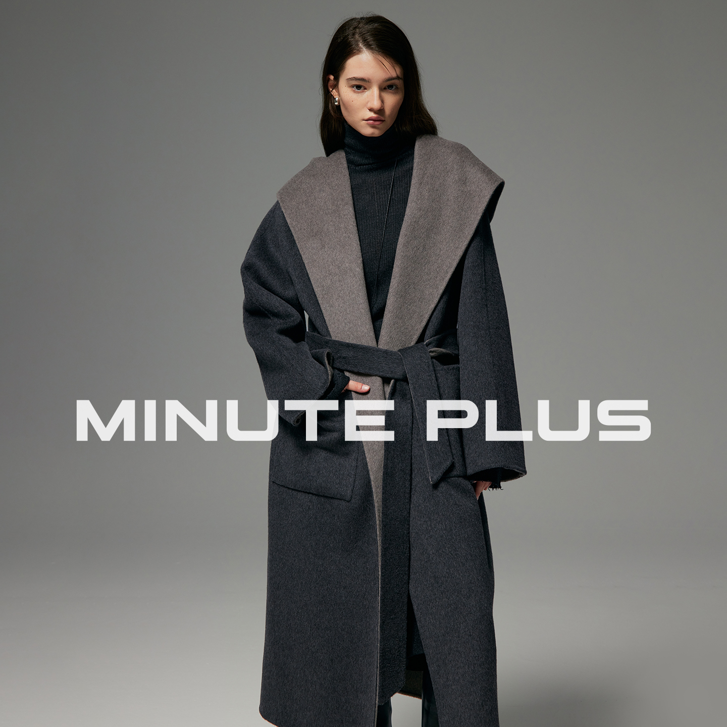 长款主推定制双面炭灰色