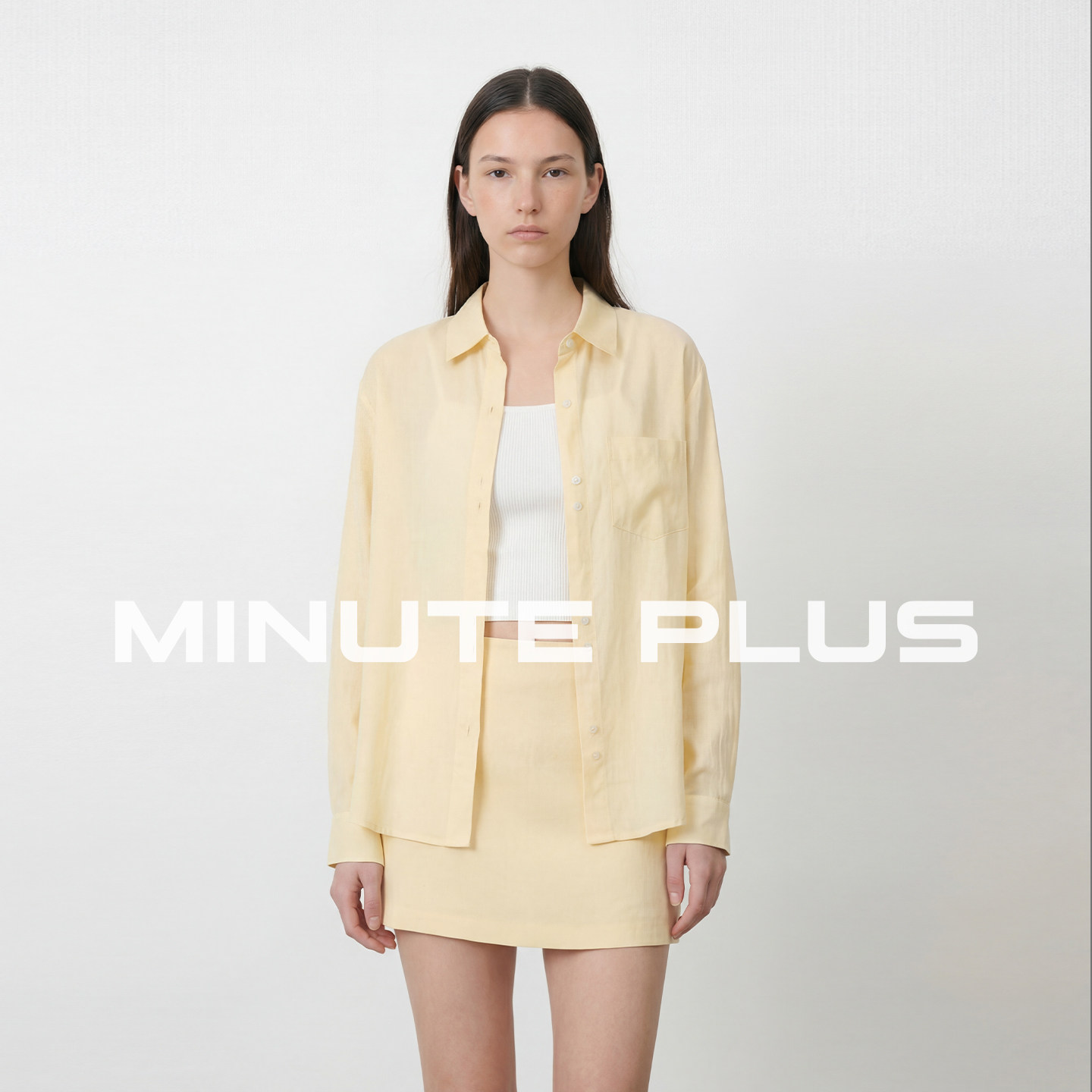MinutePlus多巴胺色衬衬衫