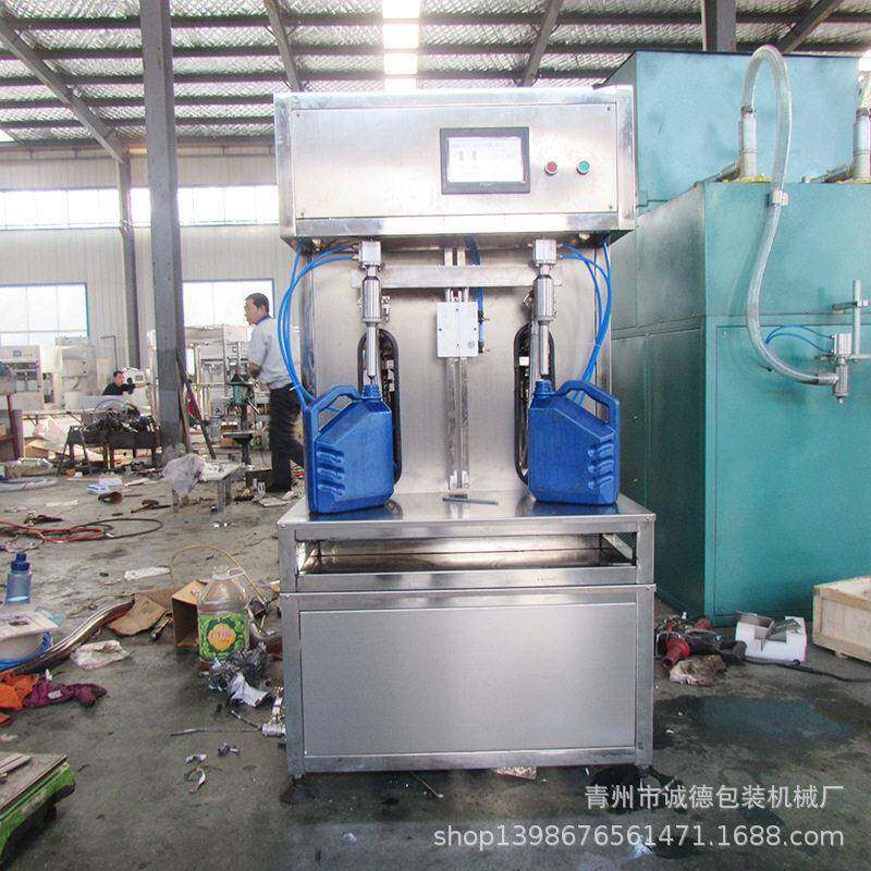 厂家生产食用油灌装机半自动橄榄油豆油灌装设备2头流量计灌装机