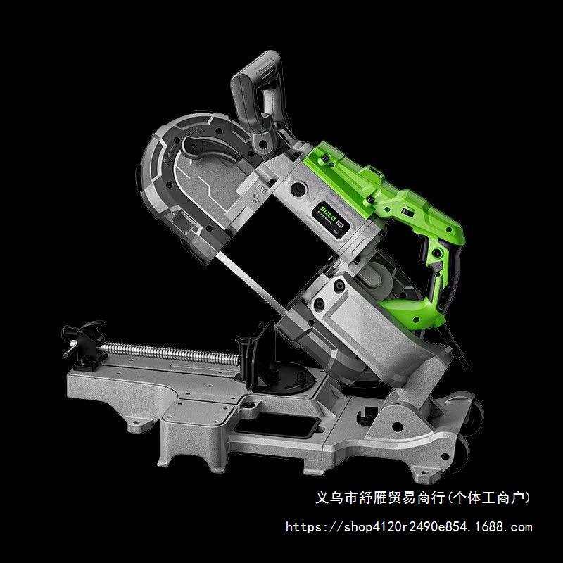 手提式带锯多功能便携式小型家用金属不锈钢切割机高精度45锯床