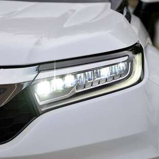 低配升级高配LED日行灯流光转向全LED大灯总成 20冠道大灯改装