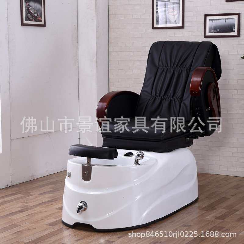 豪华多功能电动按摩足疗沙发美甲躺椅可平躺做指甲出口足浴按摩椅