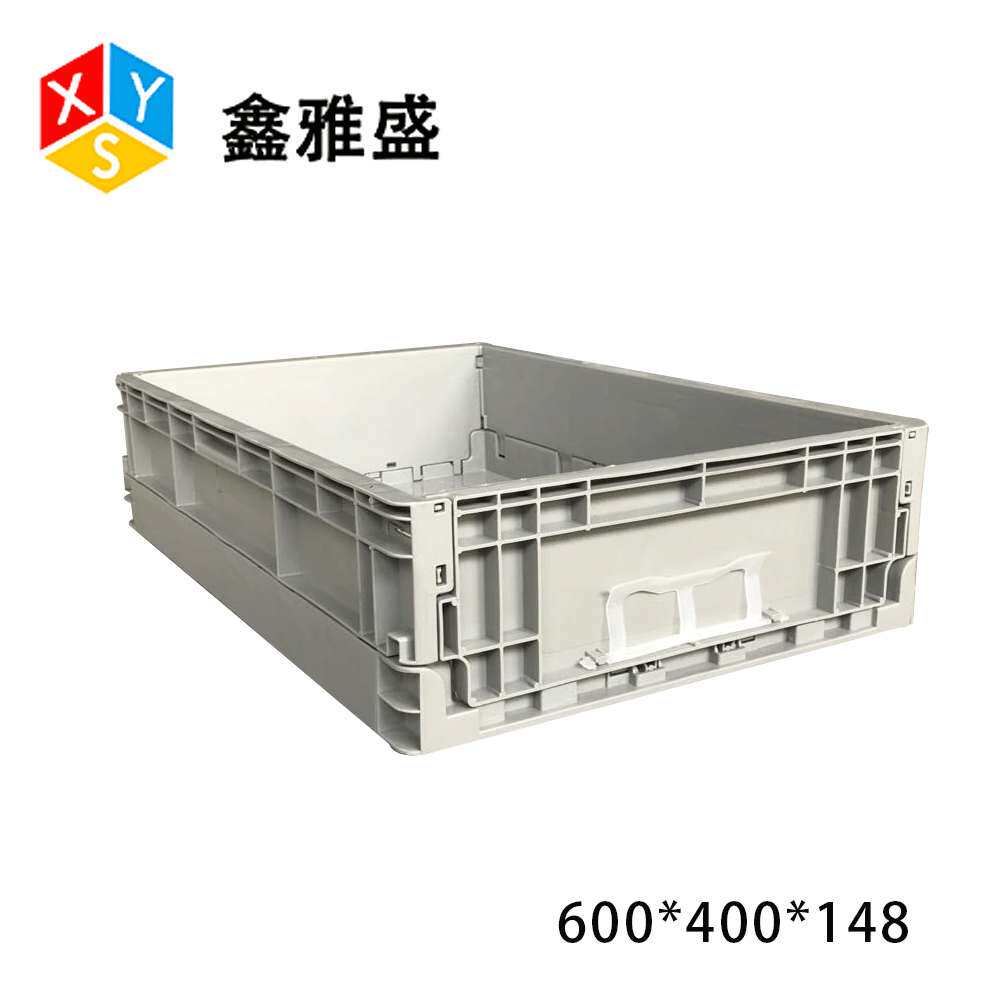 厂家600*400*148折叠式汽配中转物流箱可做防静电工业塑料