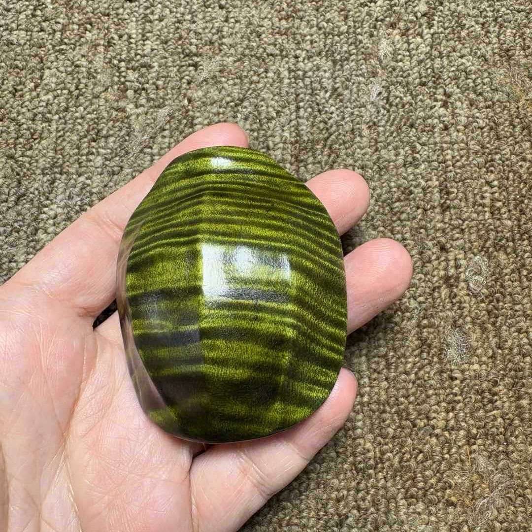 阴沉金丝楠木水波纹手把件老料文玩富甲天下盘玩工艺品摆件厂家直