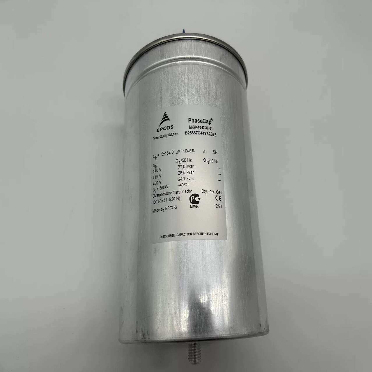 当天发货 B32304A5252B025 MKD525-D-25.0 EPCOS光伏风电电容器