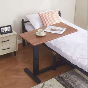 液压升降桌多功能支架可移动床边工作台气动家用可升降桌腿电脑桌