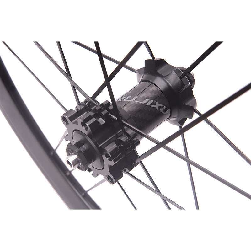 RUJIXU 700c 公路碟刹越野G3编法公路自行车轮组前2后5培林120响