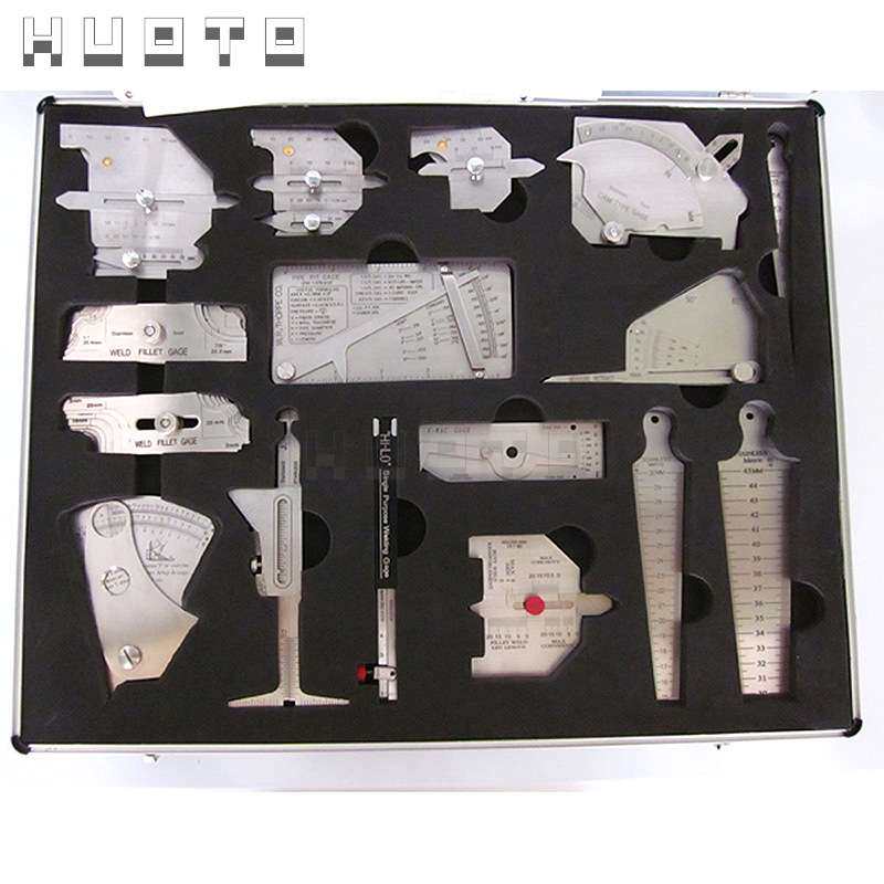 焊缝规7件套 焊缝检验工具套装13件套组合式角焊缝规16件套量具