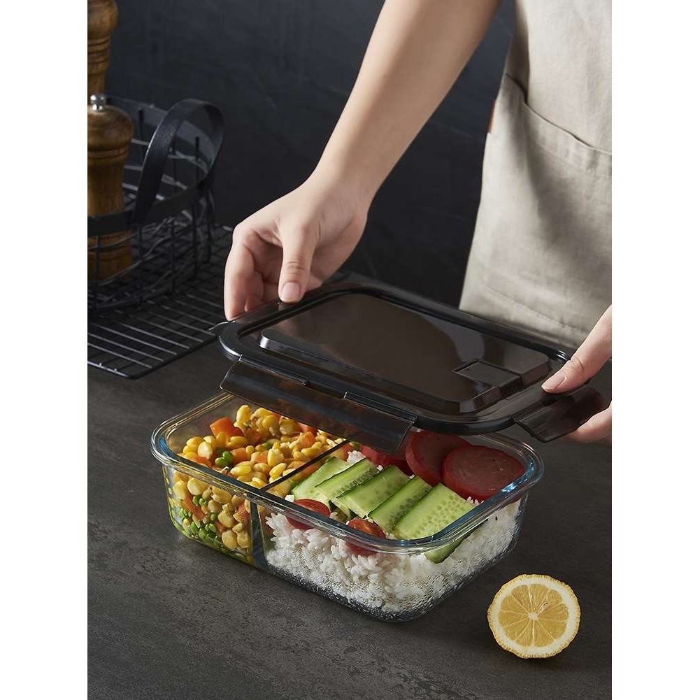 PAGOO耐热玻璃饭盒上班族微波炉加热便当盒保鲜盒带饭餐盒,鲜花速递/花卉仿真/绿植园艺,割草机/草坪机,淘宝优惠券,粉丝福利购,淘宝优惠卷
